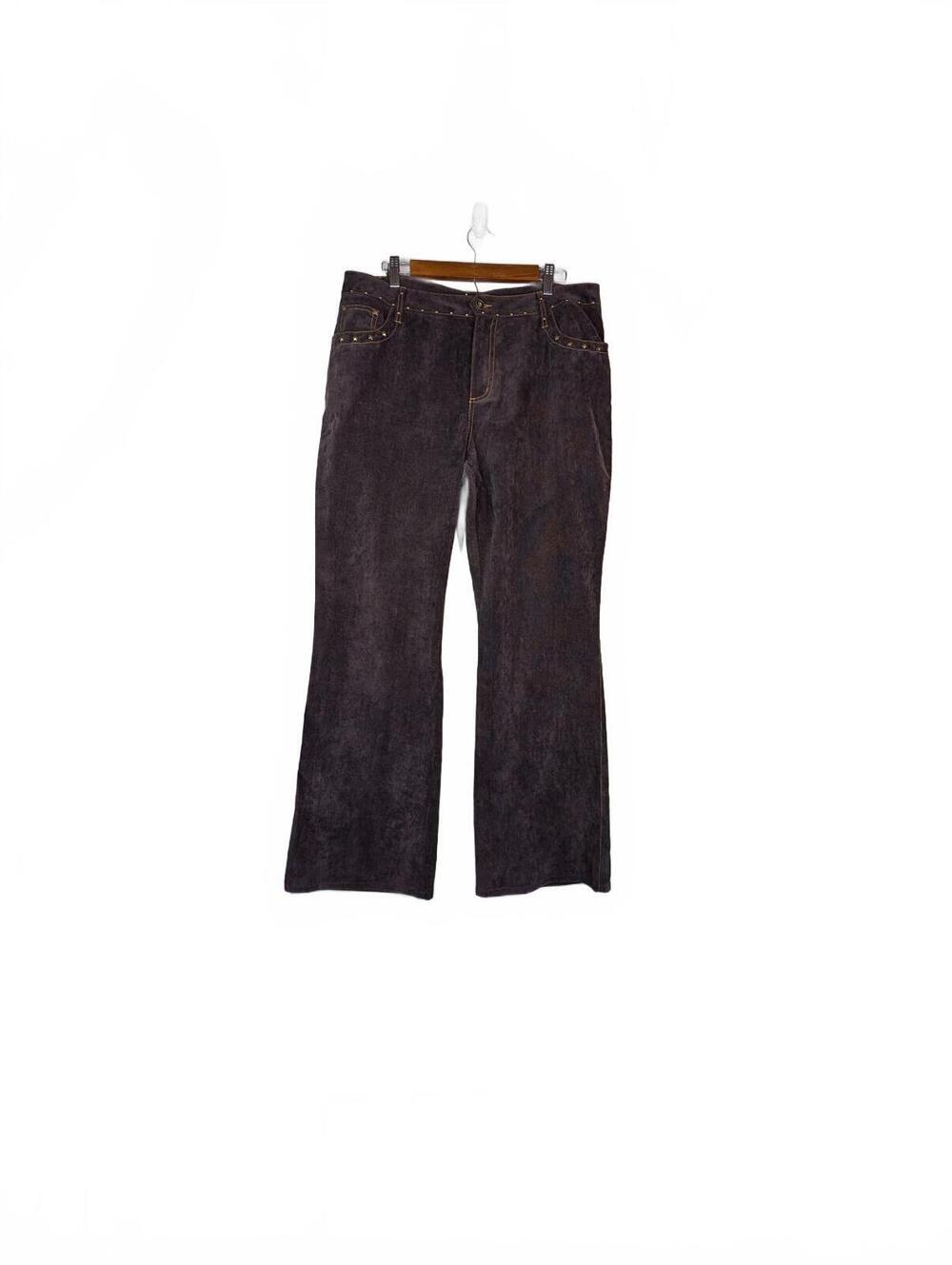 Reba Western Women's Brown Corduroy‎ Bootcut Pants Size 16